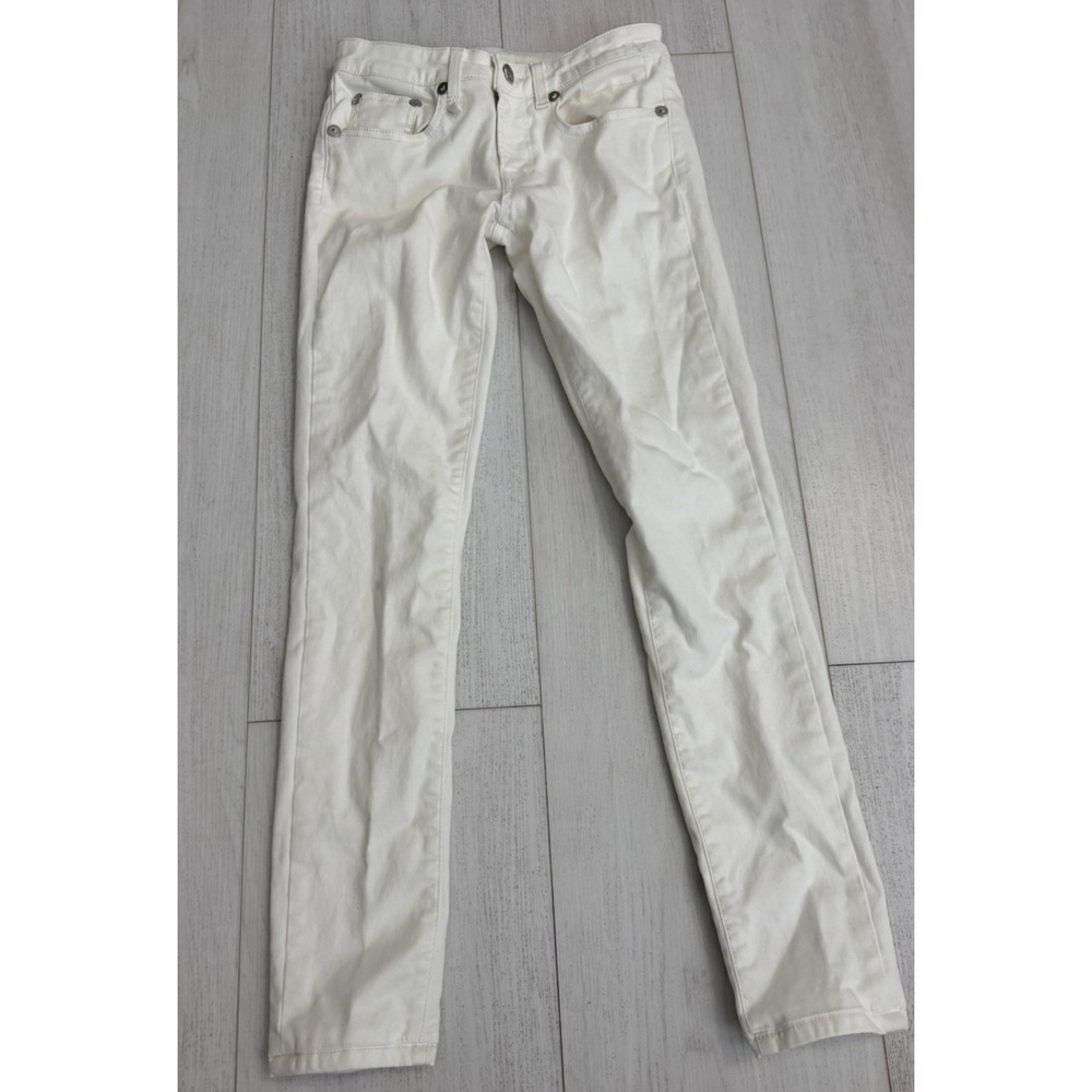 R13 Jeans Made in Italy - Skinny‎ Jeans Sz 26 White